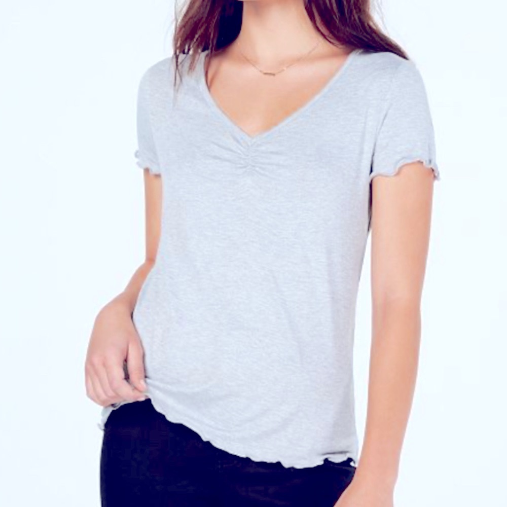 Hippie Rose Juniors Ruched T-Shirt size M